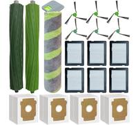 Chuancheng 19 accessori per robot aspirapolvere iRobot Roomba Max 705 Combo/706 Combo/Max serie 700, 2 spazzole principali, 1 mocio a rullo, 6 filtri, 6 spazzole laterali, 4 sacchetti per la polvere