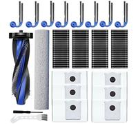 Chuancheng 22 pezzi T90 Omni parti di ricambio per ECOVACS DEEBOT T90 Omni/T90 PRO Omni Robot Aspirapolvere, 1 Spazzola Principale 8 Spazzole Laterali 4 Filtri 1 Rullo Mop 6 Sacchetto di Polvere 1