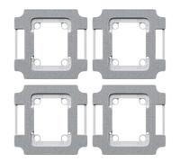 Chuancheng 4 Panni Microfibra con Staffa per ECOVACS WINBOT W3 Omni | Per WINBOT W3 Omni, Lavabili e Riutilizzabili, Elevato Assorbimento, Senza Aloni, Facile Installazione