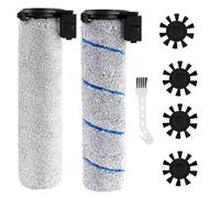 Chuancheng 7pcs Pezzo di Ricambio per Rowenta X-Clean 4 / X-Clean 2 Wet Dry Vacuum, Il Set di Accessori Include 2 Rulli Spazzola 4 Spazzola Laterale 1 Spazzola di Pulizia