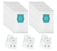 Chuancheng Confezione da 12 sacchetti di ricambio Guard L1 per Miele TU Guard L1/Guard S1/CO Guard M1, con 3 protezioni motore e 3 filtri di scarico