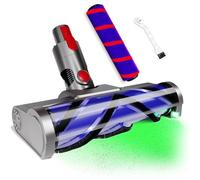 Chuancheng Confezione da 2 testine di ricambio per Dyson V7 V8 V10 V11 V15, spazzola motorizzata anti-groviglio con luci LED, testa di pulizia a sgancio rapido per tappeti, legno duro, pavimenti in