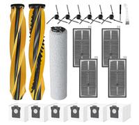 Chuancheng Confezione da 21 accessori per robot aspirapolvere Mova Z60 Ultra Roller, 2 spazzole principali, 1 rullo mocio, 6 sacchetti per la polvere, 6 spazzole laterali, 4 filtri HEPA, 2 strumenti