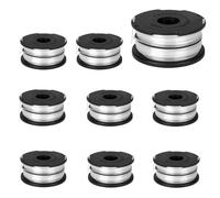 Chuancheng Confezione da 9 bobine di ricambio per decespugliatore elettrico BLACK+DECKER GH710 GH700 GH750, 11 m 0,2 cm Dual Line Feed Bobine