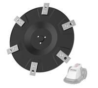 Chuancheng Dischi lama + 6 lame di ricambio per tosaerba Eufy E15 E18, per TerraMow V600, V1000, S800 S1200, disco, facile da installare, taglio efficiente