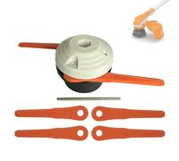 Chuancheng PolyCut 4006-710-2137 - Set di testine per decespugliatore Stihl FS38, FS40, FS45, FS50, FSA60, FSA86, 1 testina per decespugliatore, 4 lame di ricambio, 1 asta di montaggio