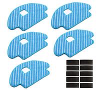 Chuancheng, set di 5 panni per mocio e 10 adesivi magici per Ecovacs Deebot Ozmo 930 accessori per aspirapolvere