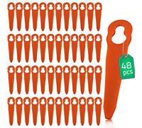 Chuangcheng 48 pezzi Lame in Plastica per Stihl Polycut 2-2 Polycut 3-2 | Parti di ricambio per Stihl FSA 45 FSA 57 FSE 52, Sostituire OEM 4007 007 1000