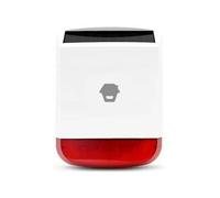 Chuango Sirena wireless con lampeggiante 110dB per antifurto con ricarica solare