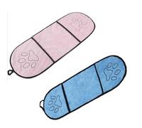 CHUANGOU 2 Pezzi Asciugamano Cane, Asciugamano Cane Microfibra, Asciugamano, Asciugamani per Animali Domestici,Asciugamani per Animali Domestici ad Asciugatura Rapida