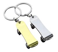 CHUANGOU 2 pezzi Portachiavi Dello Skateboard, Simpatico Portachiavi da Skateboard, Portachiavi in Metallo per Skateboard, Portachiavi Skateboard