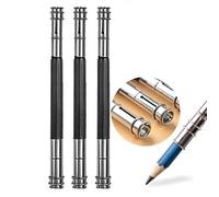 CHUANGOU 3pcs Estensioni di Matita per Forniture per Ufficio Scuola Arte Matita Prolunga