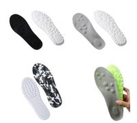 CHUANGOU 4 Paia Soletta per la Fascite Plantare,Plantare Solette Plantari,per iperpronazione, Piedi Piatti, metatarsalgia.(37-38)