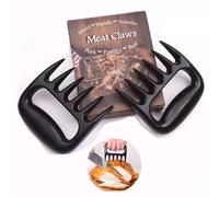 CHUANGOU Artigli di Carne per Barbecue 2 Pezzi Artigli di Orso di Alta qualità Maiale Tirato per Afferrare, Tritare e Strappare Carne e Pollo (Black)