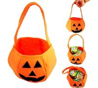 CHUANGOU Sacchetto di Caramelle di Halloween Trick Treat Bags Sacchetti di Tote del Partito delle Borse della Zucca dei Bambini Durevoli di Pacchetti