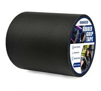 CHUANGSEED 1 confezione di nastro antiscivolo in gomma da 10 cm x 3 m. Il manico è antiscivolo, migliorando la stabilità della presa, antiscivolo e resistente all'usura e migliorando il comfort di