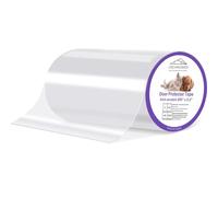 CHUANGSEED Protezione per porta da graffi di cani, 21 cm x 5 m, trasparente, resistente per artigli di cani e gatti, flessibile