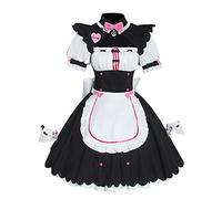 CHUANHUA NEKOPARA cos Chocola Cosplay cameriera vestiti Anime ruolo Costume Personalizza Lady (X-Small)