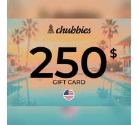 Chubbies Gift Card 250 USD Key - UNITED STATES