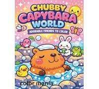 Chubby Capybara World Coloring book