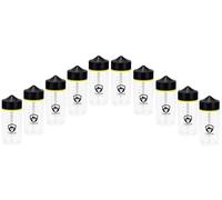 Chubby Gorilla 200ml con scala graduata V3 Pet Unicorn bottiglia vuota + tappo nero - set da 10