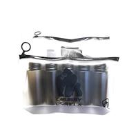 Chubby Gorilla V3, confezioni da 5 flaconi con contagocce, da 120 ml, in PET, per e-Liquid, nero trasparente.