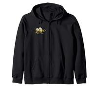 Chubby Grasshopper Pesca a Mosca Design - Black Fly Felpa con Cappuccio