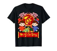 Chuc Mung NAM Moi Vietnamita Capodanno Lunare TET 2026 Bambini Maglietta