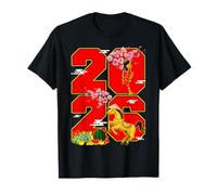 Chuc Mung NAM Moi Xuan Binh NGO Happy TET 2026 Cavallo Bambini Maglietta