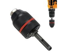 Chuck Adapter | Drill Adapter Chuck Conversion Tool | Fast Change Chuck Adapter with Self-Locking Keyless Drill Chuck 1.5-13mm | Versatile Drill Tool Attachment for Quick and Easy Conversions