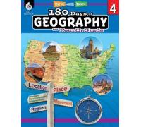 Chuck Aracich Charles Aracich 180 Days of Geography for Fourth Grade (Tascabile)