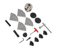 Chuck del Tornio, Gamma di Dimensioni Regolabili Set di Manzo con Acciaio in Lega Premium, Adattatore Filo, per Torni Generali, Smerigliatrici, Fresature