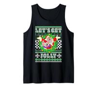 Chuck E. Cheese Christmas Let's Go Jolly Ugly Sweater Canotta