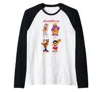 Chuck E. Cheese Mr. Munch Jasper & Pasqually Group Shot Maglia con Maniche Raglan
