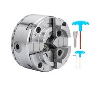 Chuck KP96 Mandrino autocentrante a 4 griffe for tornio for legno Utensili for da 3,75 pollici Accessori per torni(KP96 E 1-8TPI)