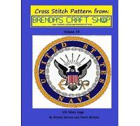 Chuck Michels Bre US Navy Logo - Cross Stitch Pattern from Brenda's (Tascabile)