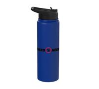 Chuck Nerd Herd Logo Stainless Steel Insulated Water Bottle
