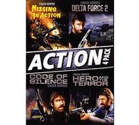Chuck Norris 4 Feature Action Collection Missing In Action, Delta Force 2, Code of Silence, Hero and the Terror