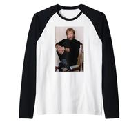 Chuck Norris Attore & Esperto di Arti Marziali Way of The Dragon Maglia con Maniche Raglan