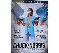 CHUCK NORRIS COLLECTION DVD (DELTA FORCE 1 e 2 -ROMBO DI TUONO-INVASION U.S.A.
