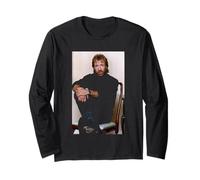 Chuck Norris Way of The Dragon Attore ed Esperto di Arti Marziali Maglia a Manica
