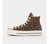 Converse Sneakers Chuck Taylor All Star Lift Hi Alte con plateau e stampa leopardata Marrone 37