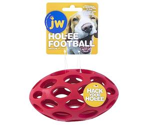 Chuckit! JW Hol-Ee Roller Football Medium, Masticare e Mordere il Giocattolo del Cane, M