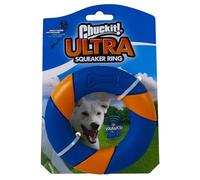 Chuckit! - Ultra Squeaker Ring - Giocattolo da inseguire per Cani - Robusto Anello masticabile - Giocattolo Squeaker per Cani - Compatibile con Ring Chaser - Taglia Unica