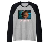 Chucky all Torn Up Creepy Smile Maglia con Maniche Raglan