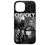 Chucky And Tiffany Black And White Horror Couple Style Custodia per iPhone 15