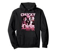 Chucky And Tiffany Gothic Love Chucky Gets Lucky Felpa con Cappuccio