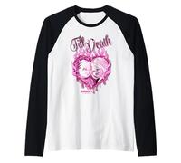 Chucky And Tiffany Till Death Flaming Heart Maglia con Maniche Raglan