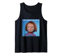 Chucky Calm Down Meme Front And Back Canotta