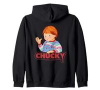 Chucky Friendly Wave Logo Felpa con Cappuccio
